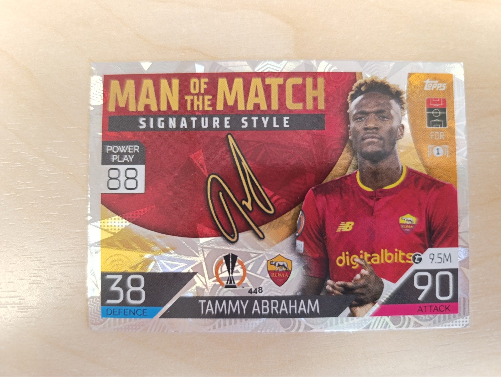 Tammy Abraham Topps Match Attax 22/23 #448 Man of the Match, Ophalen of Verzenden, Nieuw, Buitenlandse clubs, Spelerskaart