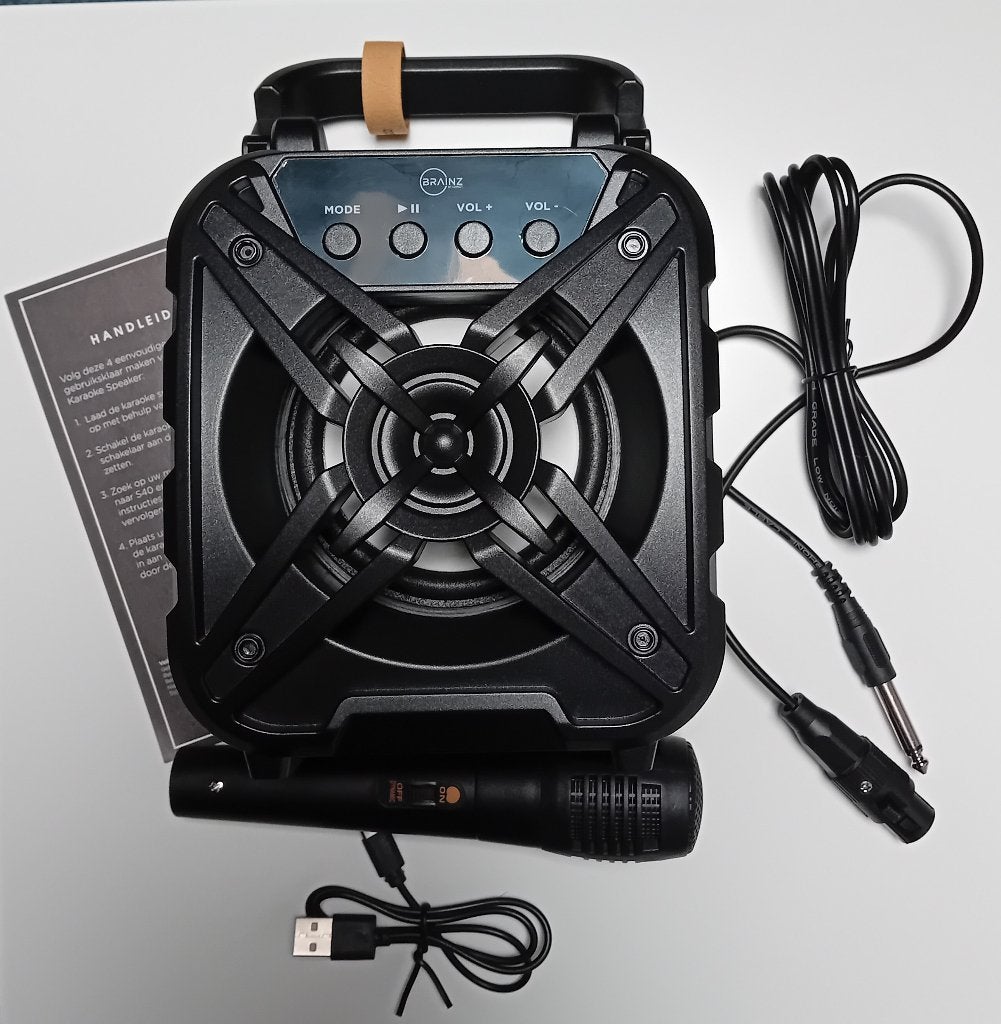 Draagbare Karaoke Set met Microfoon - nieuw, Ophalen of Verzenden, Nieuw, Complete set