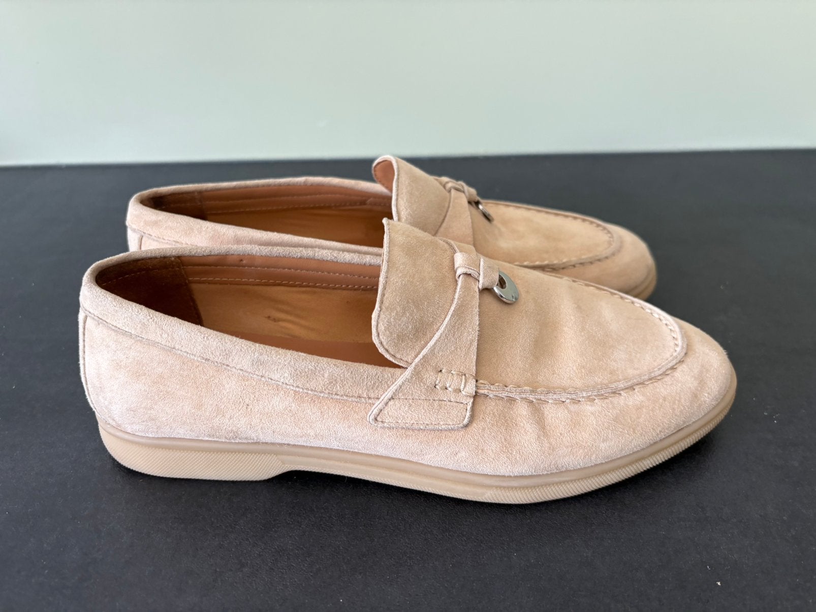 Nokwol loafers maat 39, Kleding | Dames, Schoenen, Verzenden, Zo goed als nieuw, Instappers, Beige