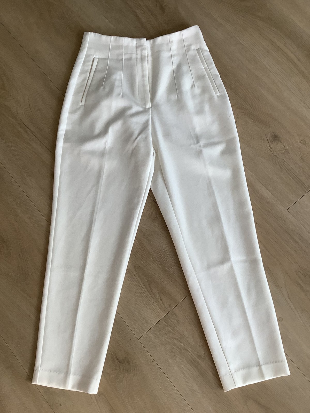 Zara pantalon maat M, Maat 38/40 (M), Verzenden, Wit, Zo goed als nieuw
