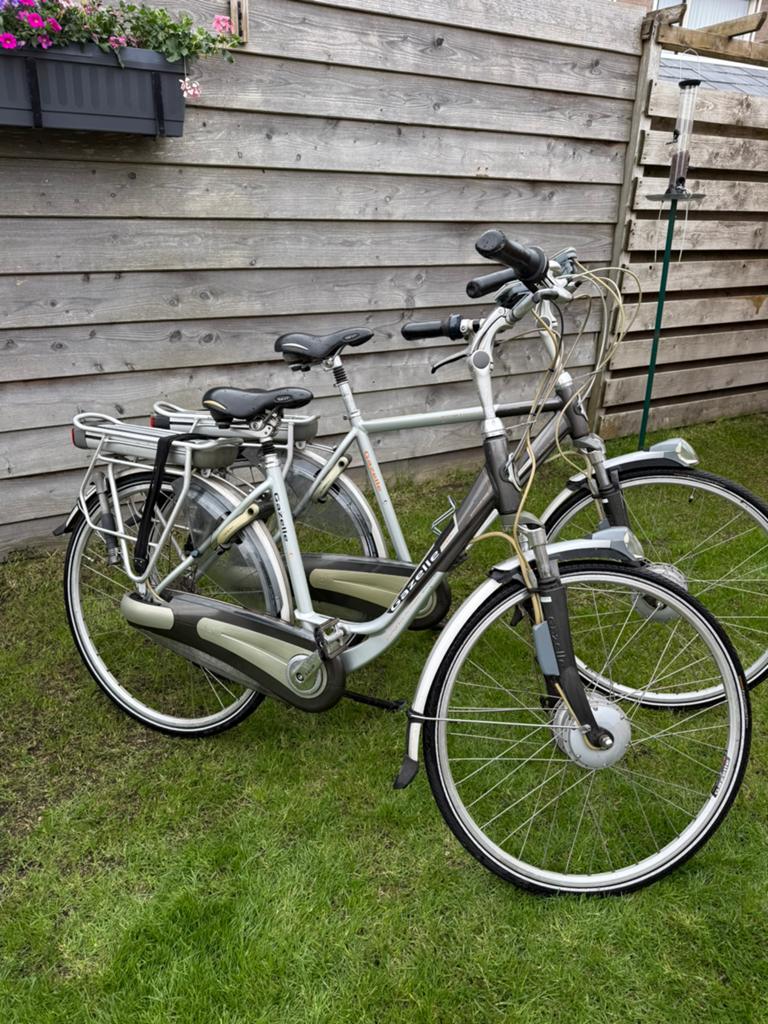 2x Gazelle Orange Excellent Innergy – Dames+Herenfiets Set, Fietsen en Brommers, Elektrische fietsen, Gebruikt, Gazelle, 51 tot 55 cm