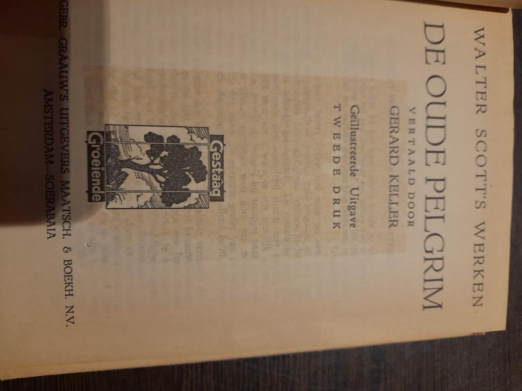De Oude Pelgrim - Walter Scott (Geïllustreerd), Ophalen of Verzenden, Gelezen, Walter Scott, Nederland
