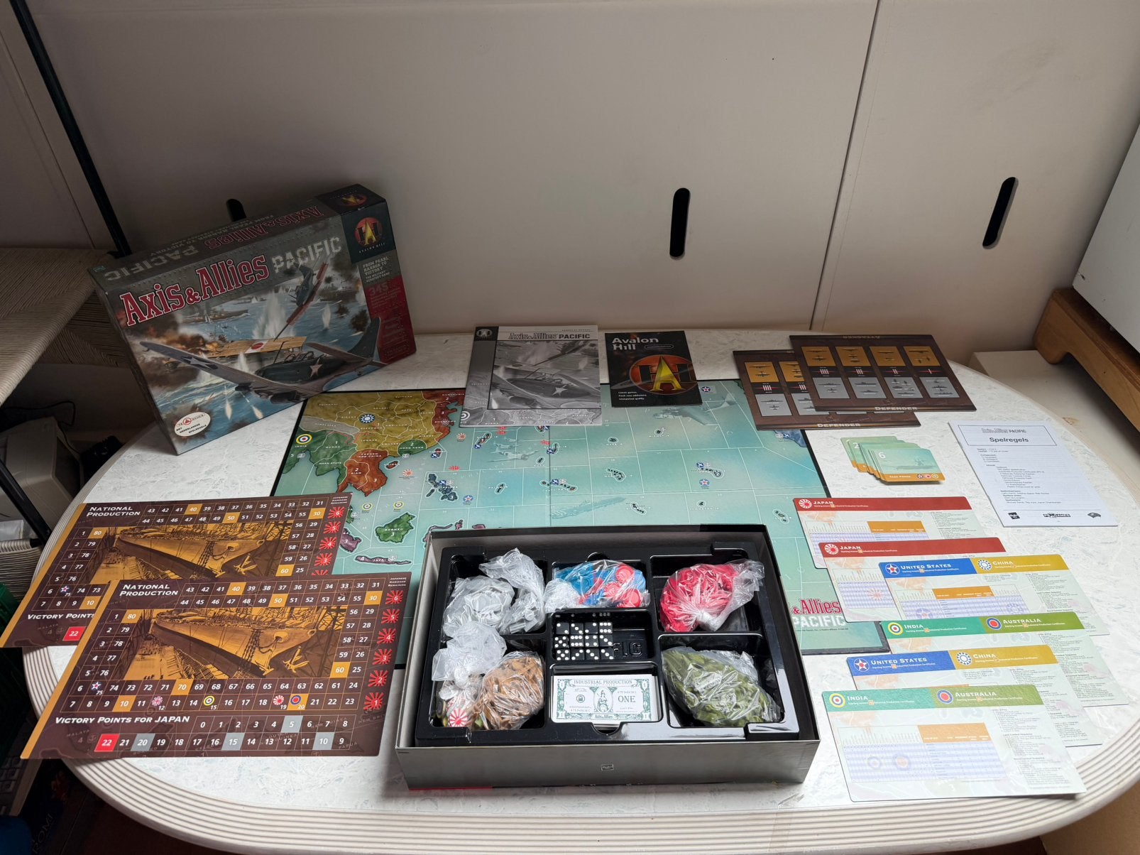 Axis & Allies Pacific, Hobby en Vrije tijd, Gezelschapsspellen | Bordspellen, Ophalen of Verzenden, Zo goed als nieuw