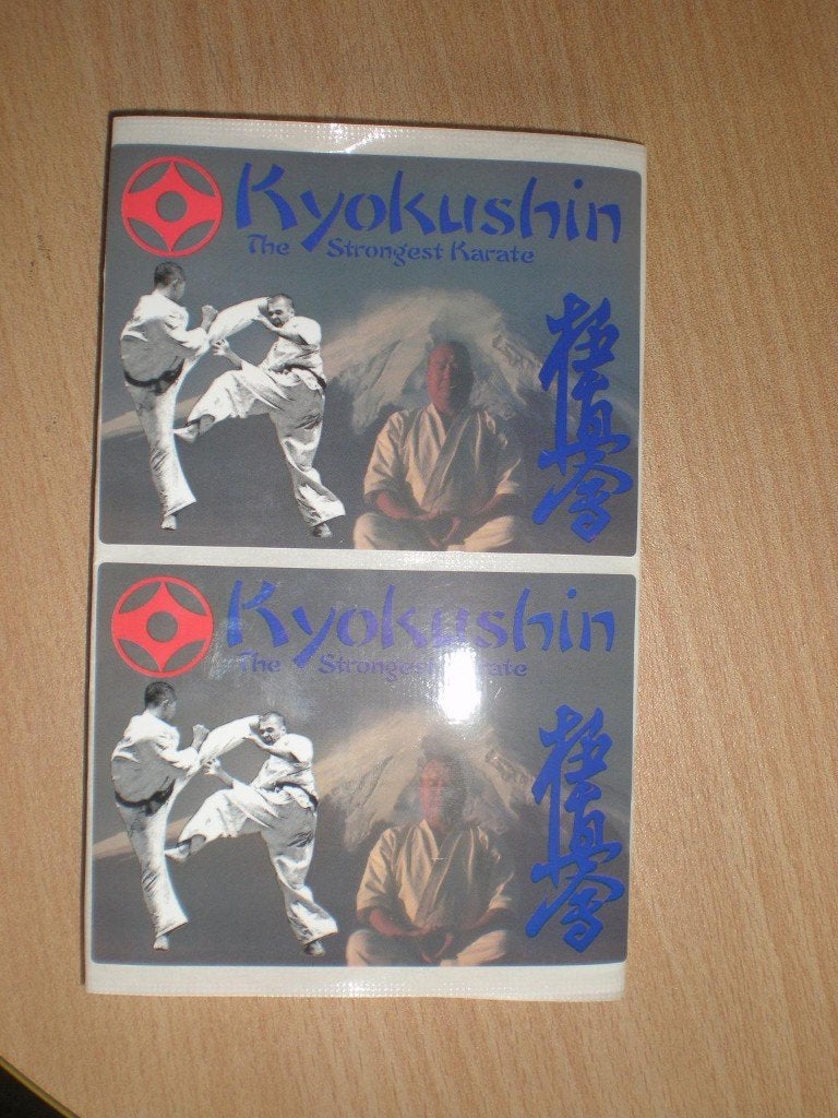 kyokushin karate oyama sticker auto motor stickers, Maat XL, Ophalen of Verzenden, Nieuw, Karate