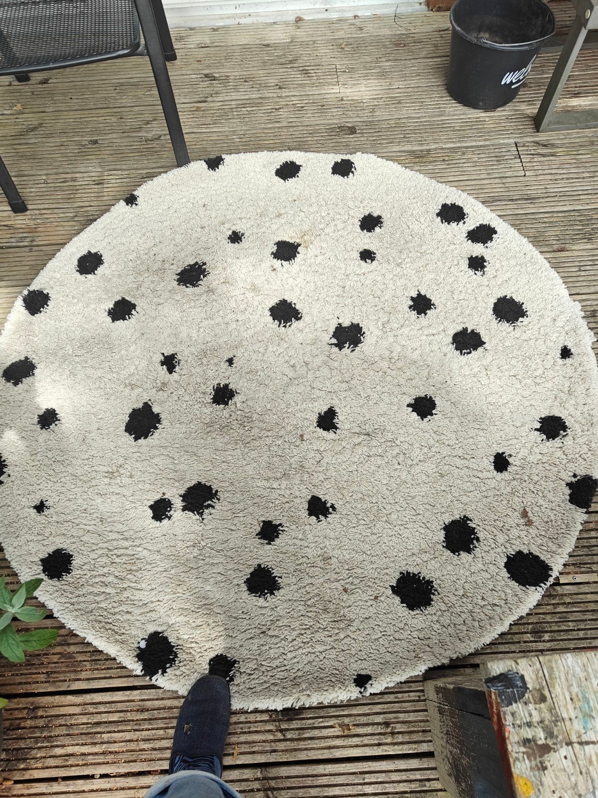 Rond vloerkleed Royal Nomadic Living 160x160 cm, Modern, Nomadic, Gebruikt, 150 tot 200 cm, Ophalen of Verzenden