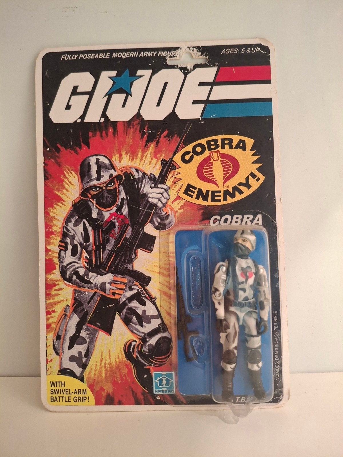 GI JOE COBRA Enemy actiefiguur - Mint on Card (MOC), Ophalen of Verzenden, Nieuw