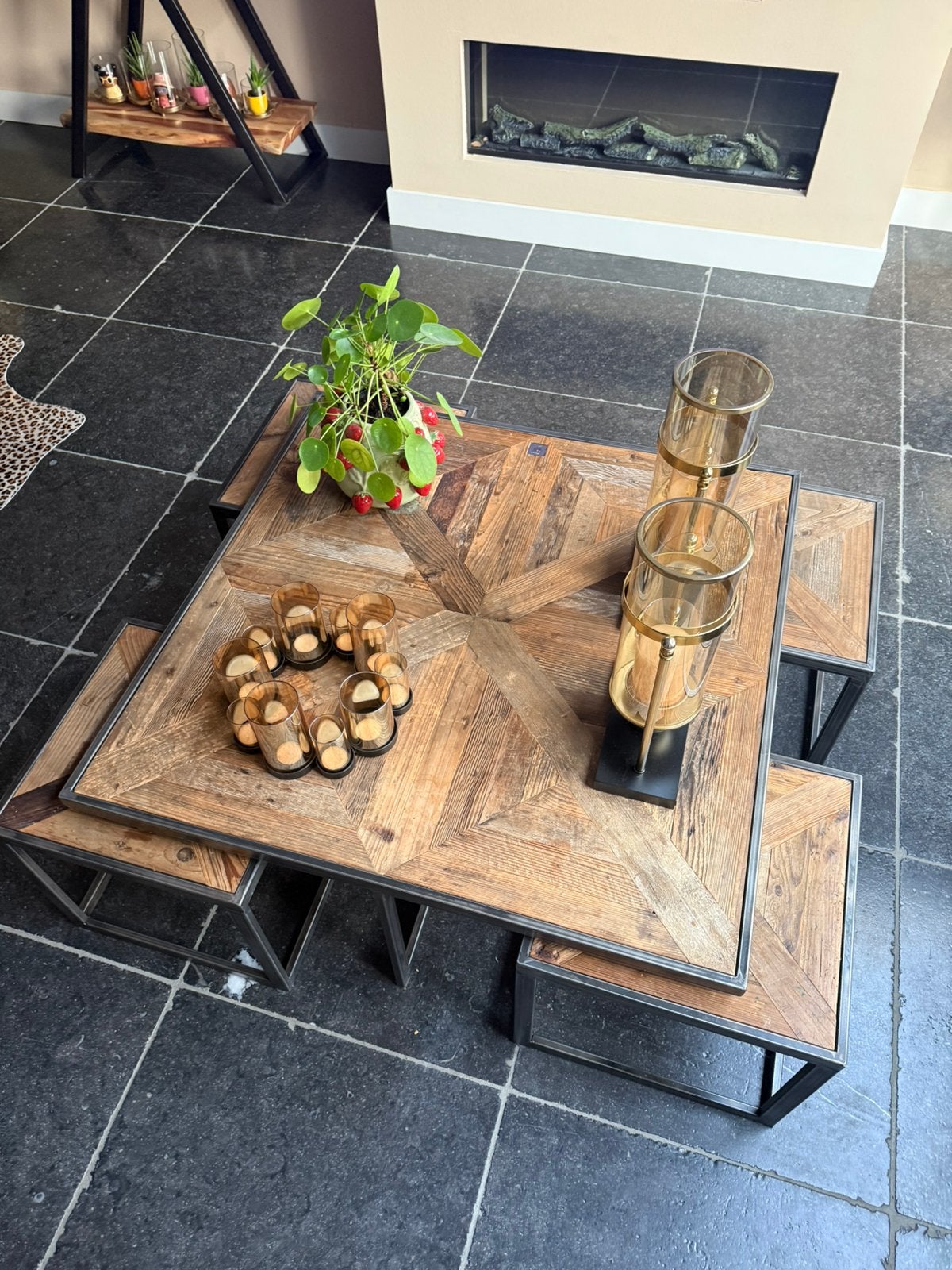 Riviera maison salontafel, Huis en Inrichting, Ophalen of Verzenden, Vierkant, 50 tot 100 cm, 50 tot 100 cm