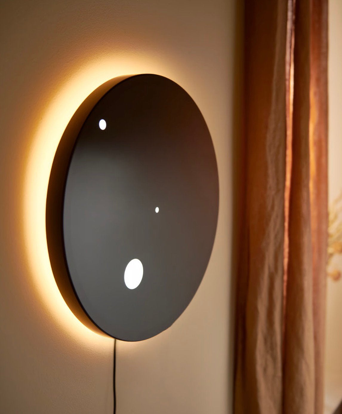 OBEGRÄNSAD design-wandklok IKEA, Ophalen of Verzenden, Zo goed als nieuw, Wandklok