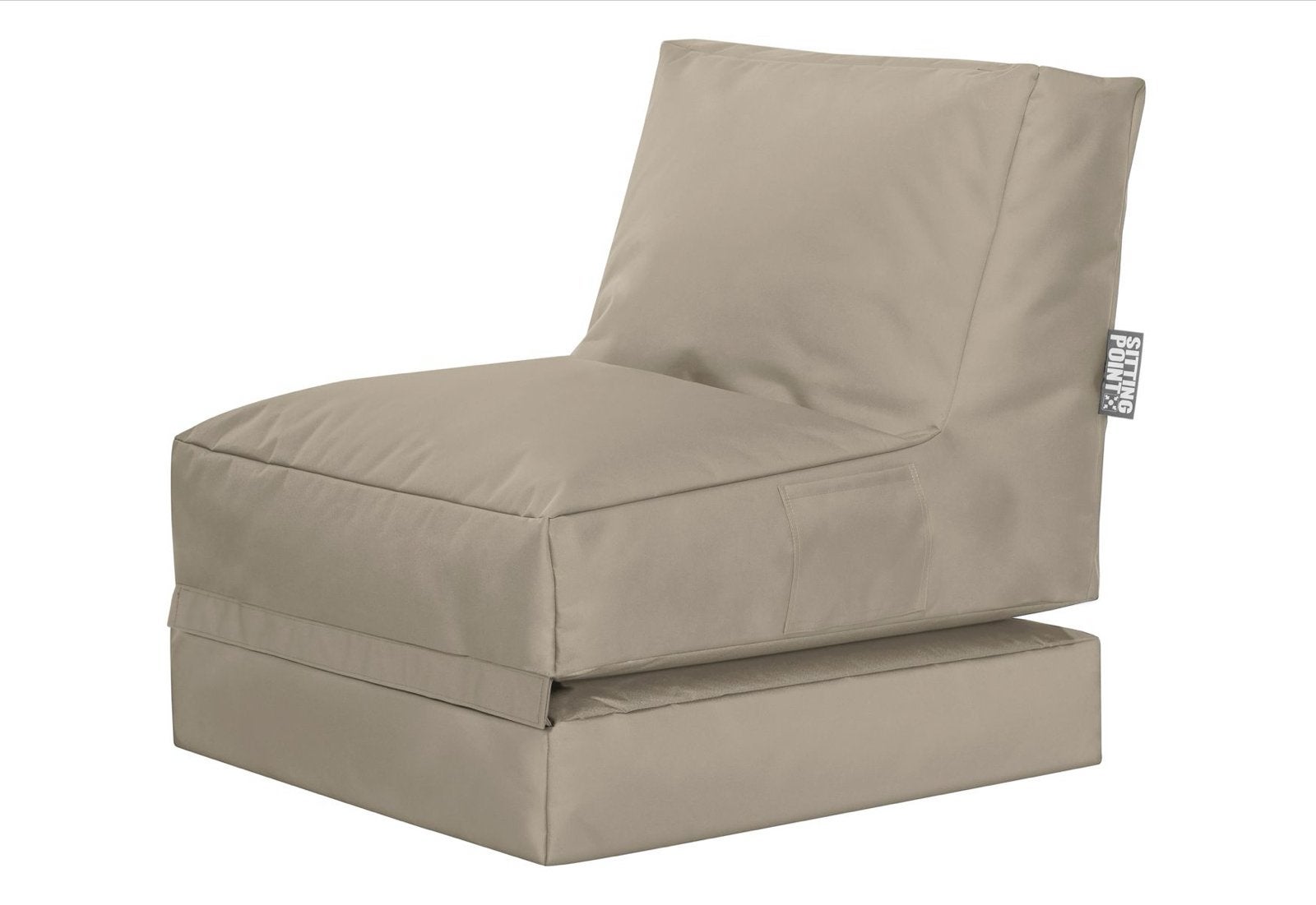 Loungebed Twist Scuba Outdoor - Taupe, Huis en Inrichting, Zitzakken, Nieuw, Overige typen, Overige kleuren, Ophalen