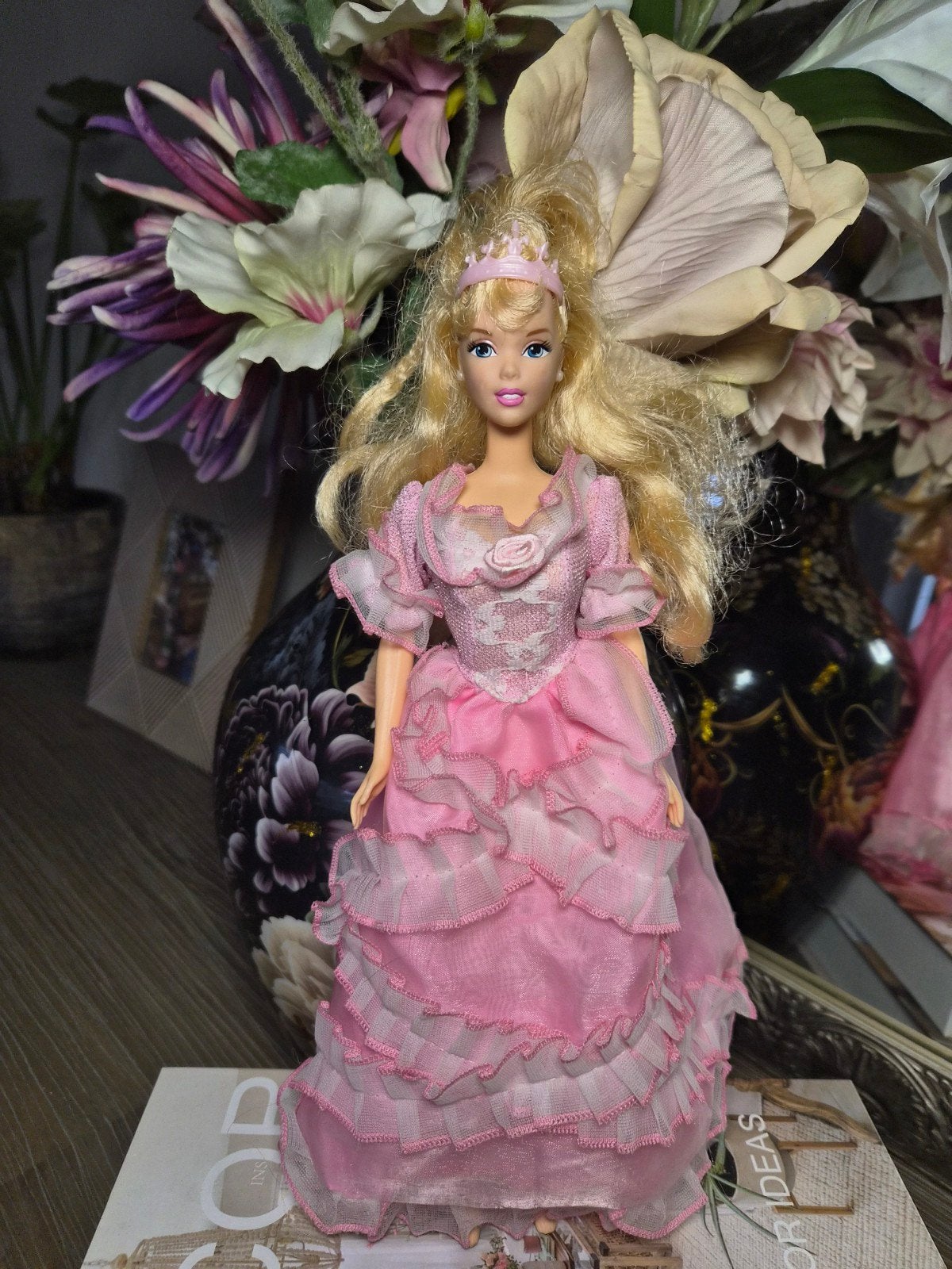 Vintage Barbie Disney Princess Cinderella 2002, Barbie, Ophalen of Verzenden, Zo goed als nieuw, Mattel