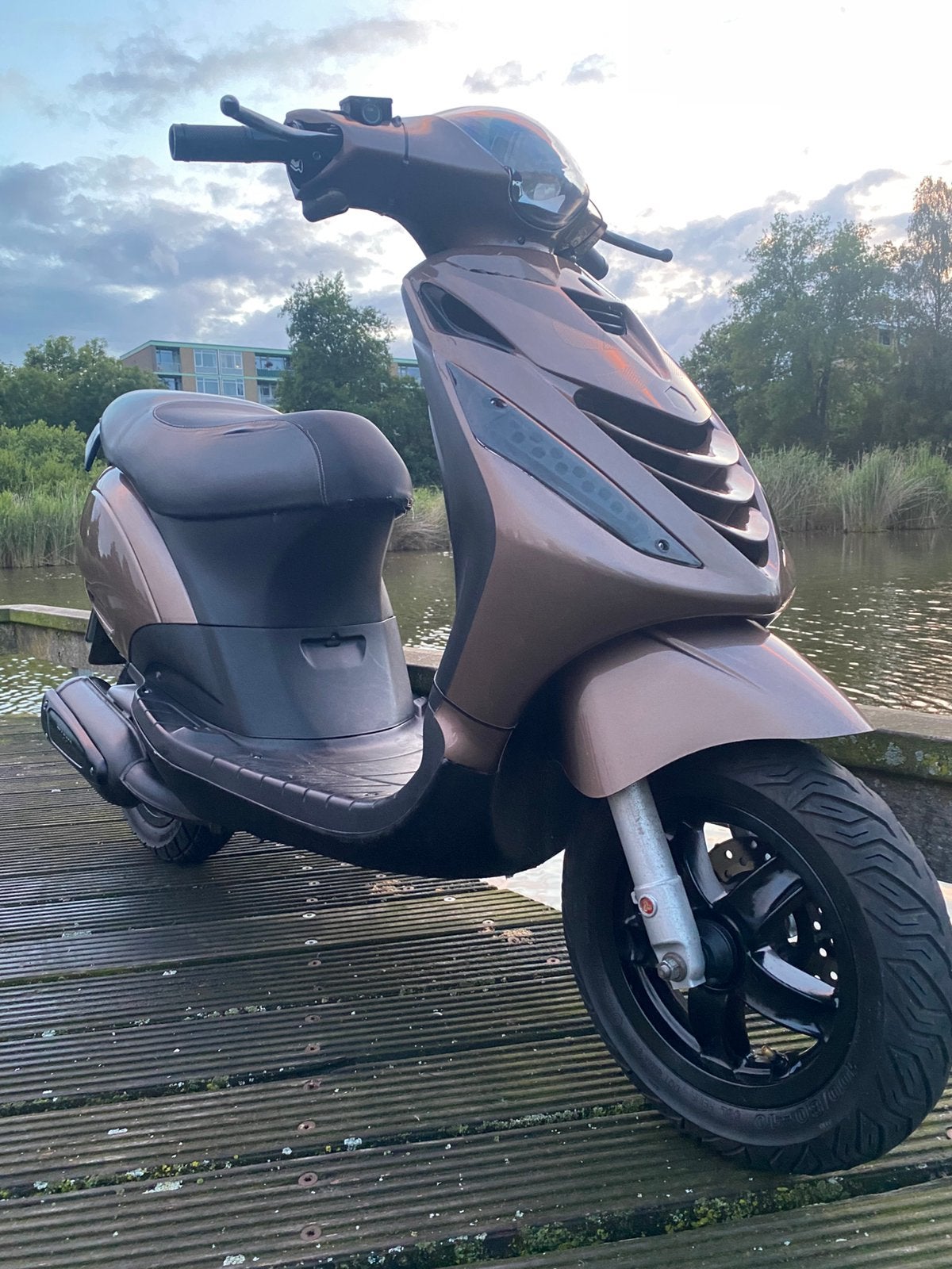 Zip 172cc snor, Fietsen en Brommers, Scooters | Piaggio, Ophalen, Tweetakt, Zip, Zo goed als nieuw