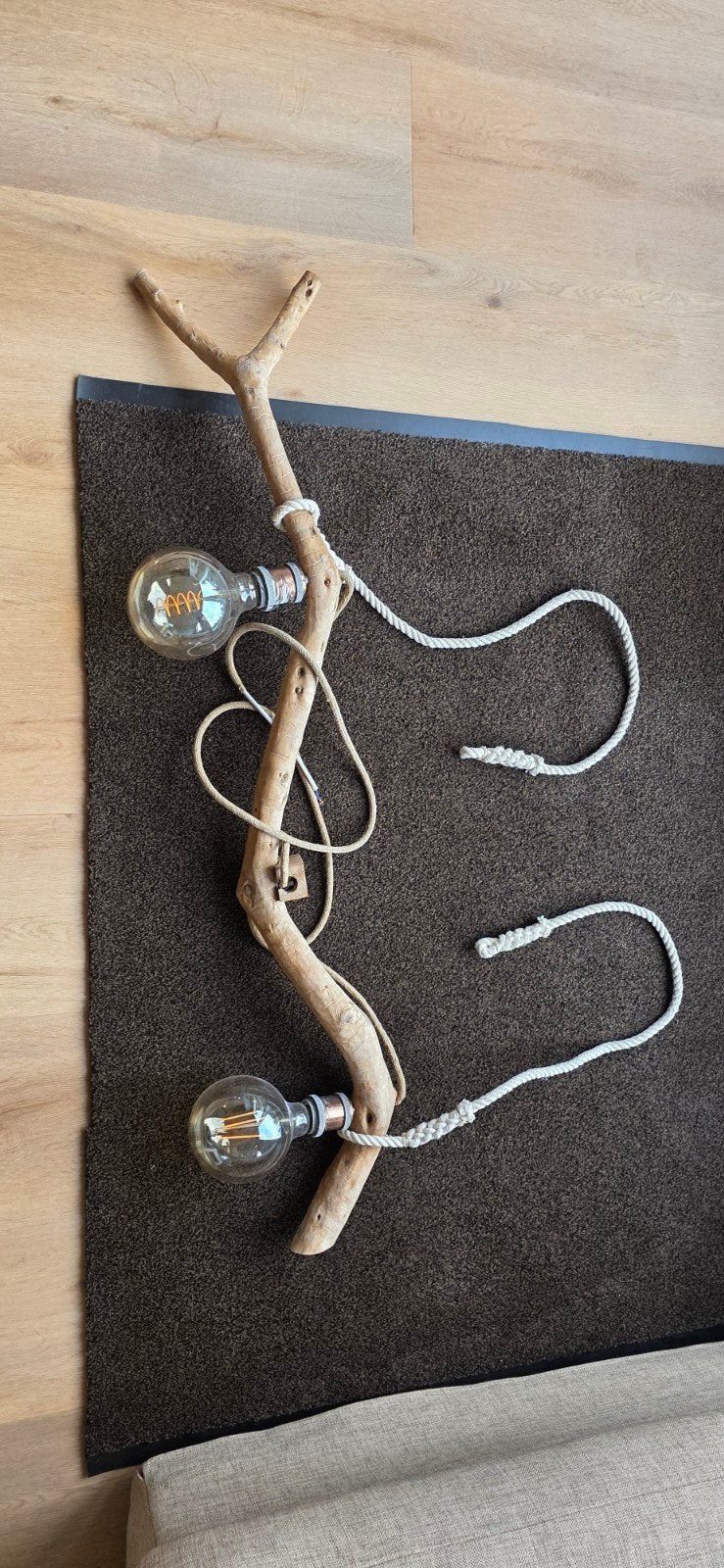 Lamp van drijfhout, Ophalen of Verzenden, Hout