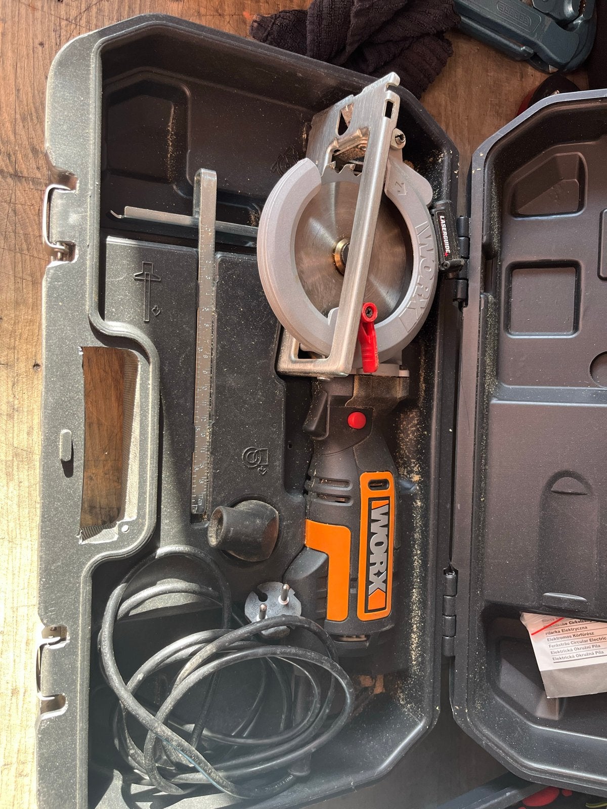 Worx mini cirkelzaag - Compact en krachtig, Minder dan 30 mm, Cirkelzaag, Ophalen of Verzenden, Zo goed als nieuw