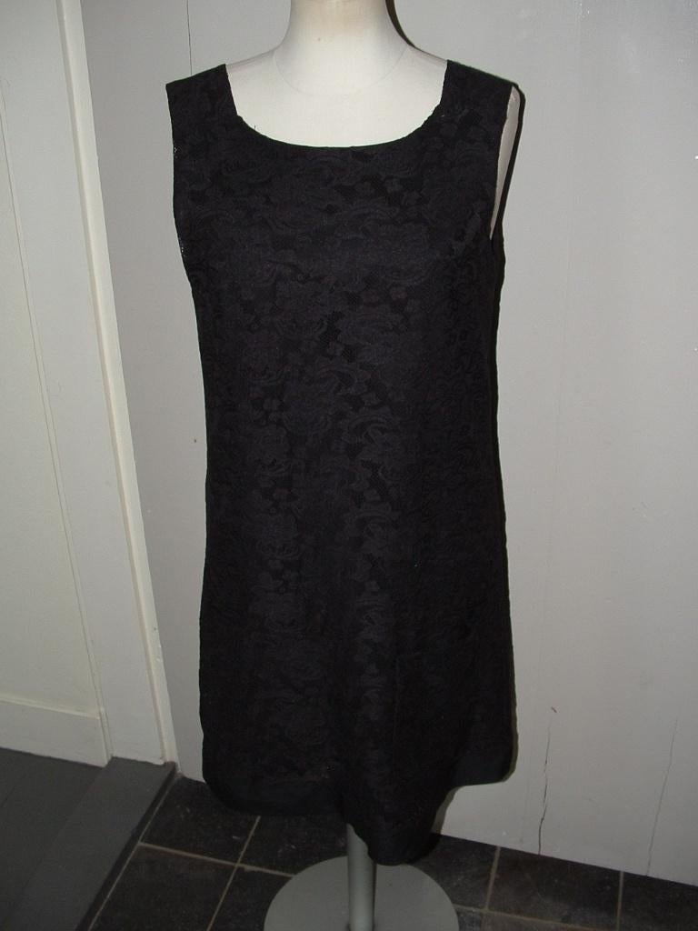 Little black dress Strenesse Gabriele Strehle kanten jurk XS, Zwart, Ophalen of Verzenden, Zo goed als nieuw, Gabriele Strehle