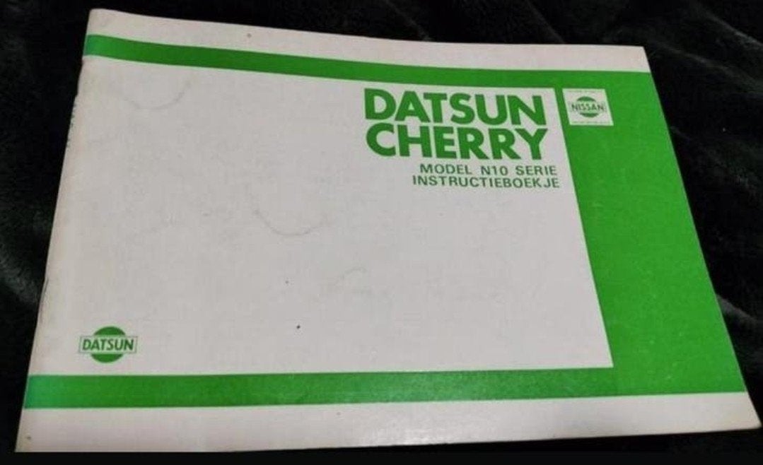 DATSUN NISSAN CHERRY N 10 INSTRUCTIE BOEKJE NEDERLANDSTALIG, Ophalen of Verzenden