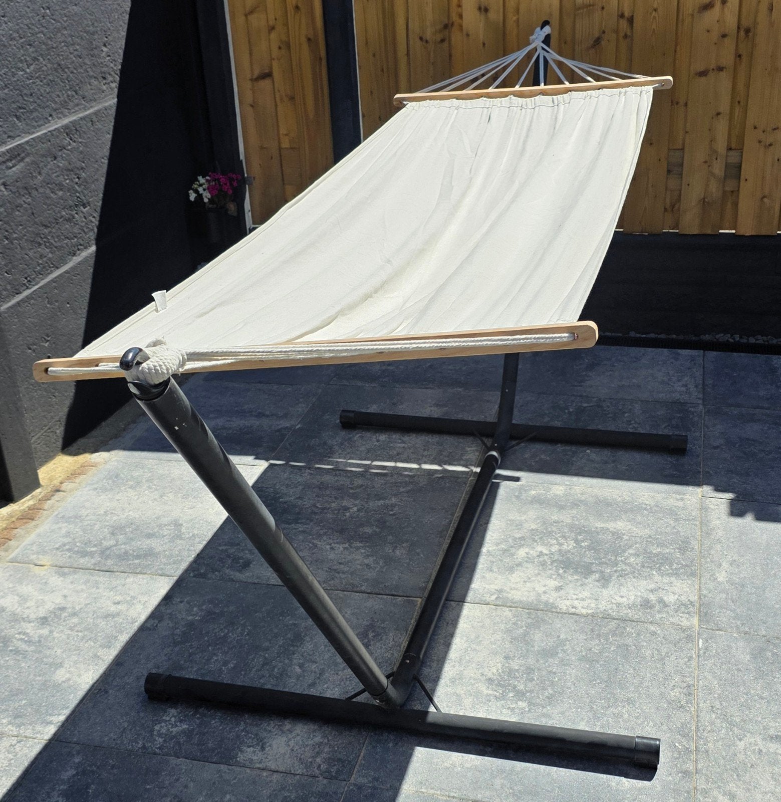 lekker chil liggen in de hangmat, Tuin en Terras, Hangmatten, Ophalen, Opvouwbaar, Nieuw, Eenpersoons