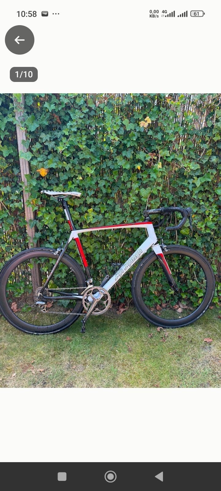 Jan Janssen Edge racefiets - Full carbon, Ultegra 2x10, Fietsen en Brommers, Fietsen | Racefietsen, Ophalen of Verzenden