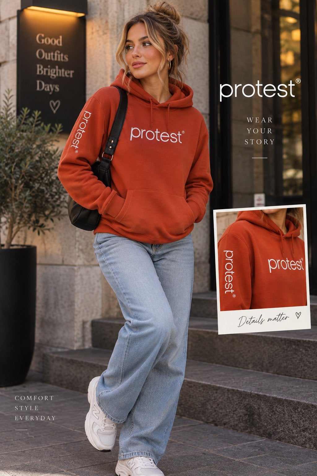 Protest dames hoodie – maten XS t/m L – nieuw met kaartjes, Ophalen of Verzenden, Nieuw, Maat 38/40 (M), Oranje