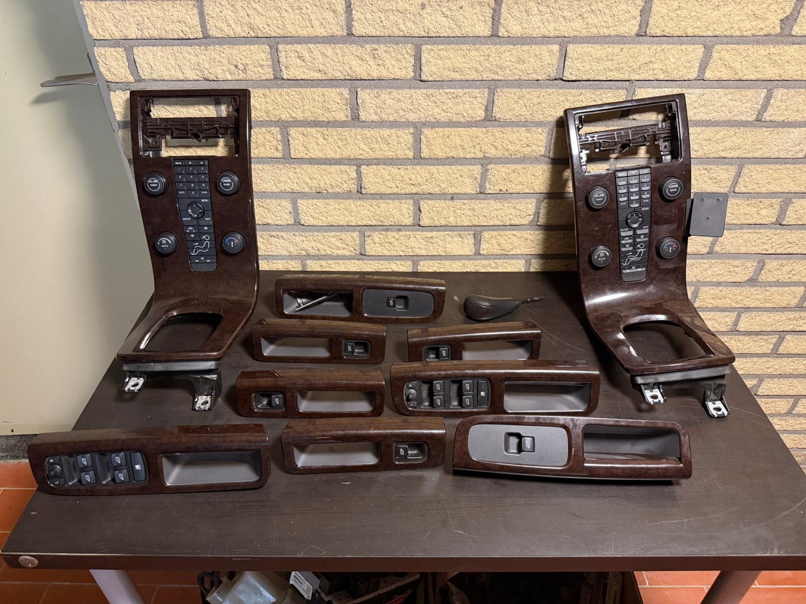 Volvo v50 s40 c30 c70 hout inleg dashboard en deuren, Gebruikt, Ophalen of Verzenden, Volvo, Volvo