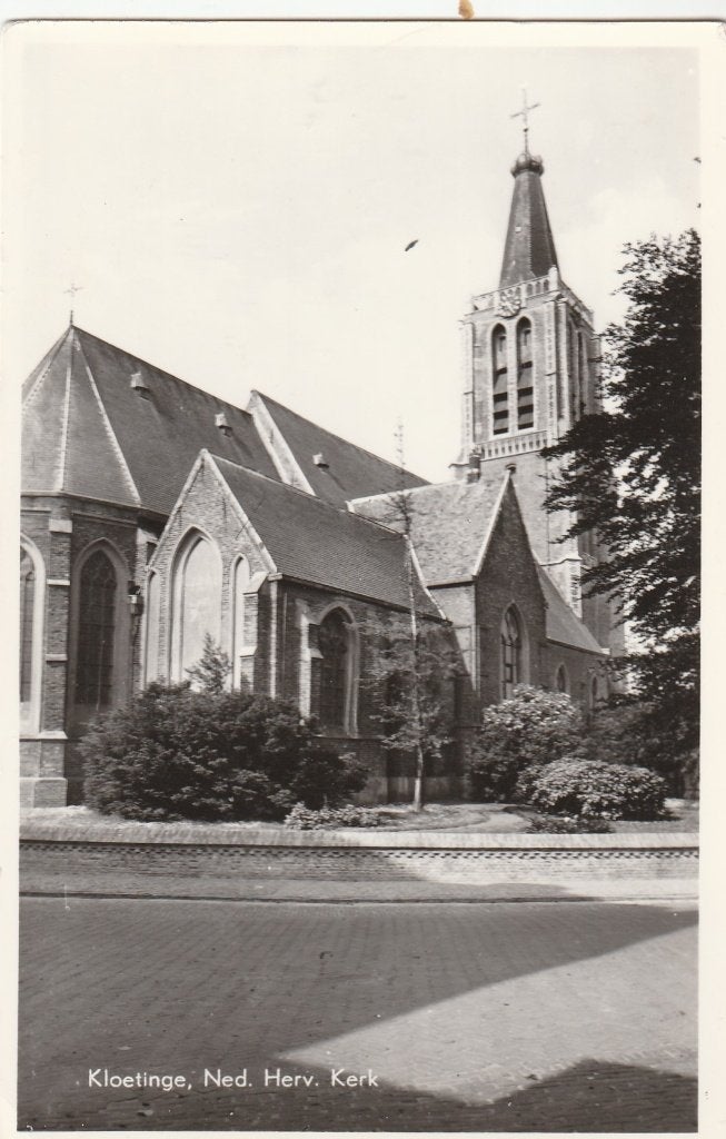 kloetinge- n.h. kerk, Ophalen of Verzenden, 1940 tot 1960, Friesland