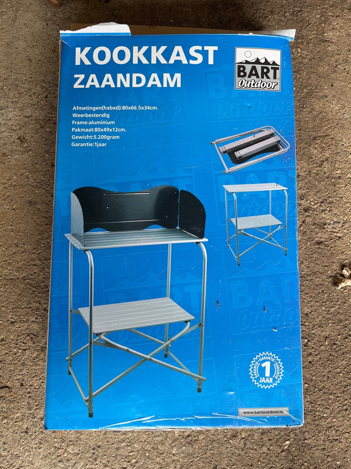 Bart Outdoor Kookkast Zaandam - Aluminium Frame, Ophalen, Nieuw