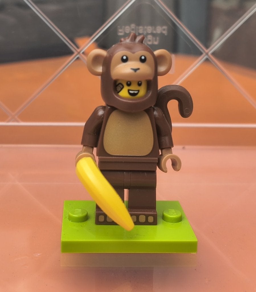 Lego COL464 apenpak-fan - Collection Minifigure Serie 28, Lego, Compleet, Ophalen of Verzenden, Zo goed als nieuw