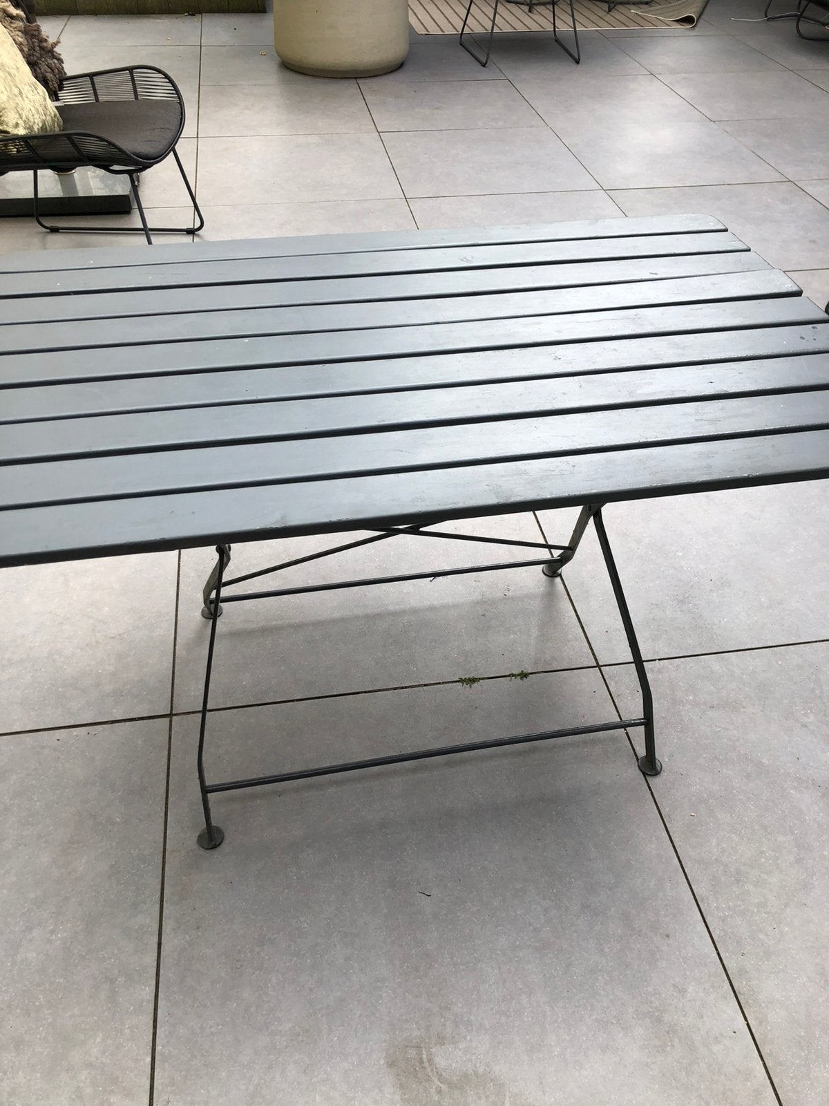 Tuintafel, Ophalen, Gebruikt, Hout