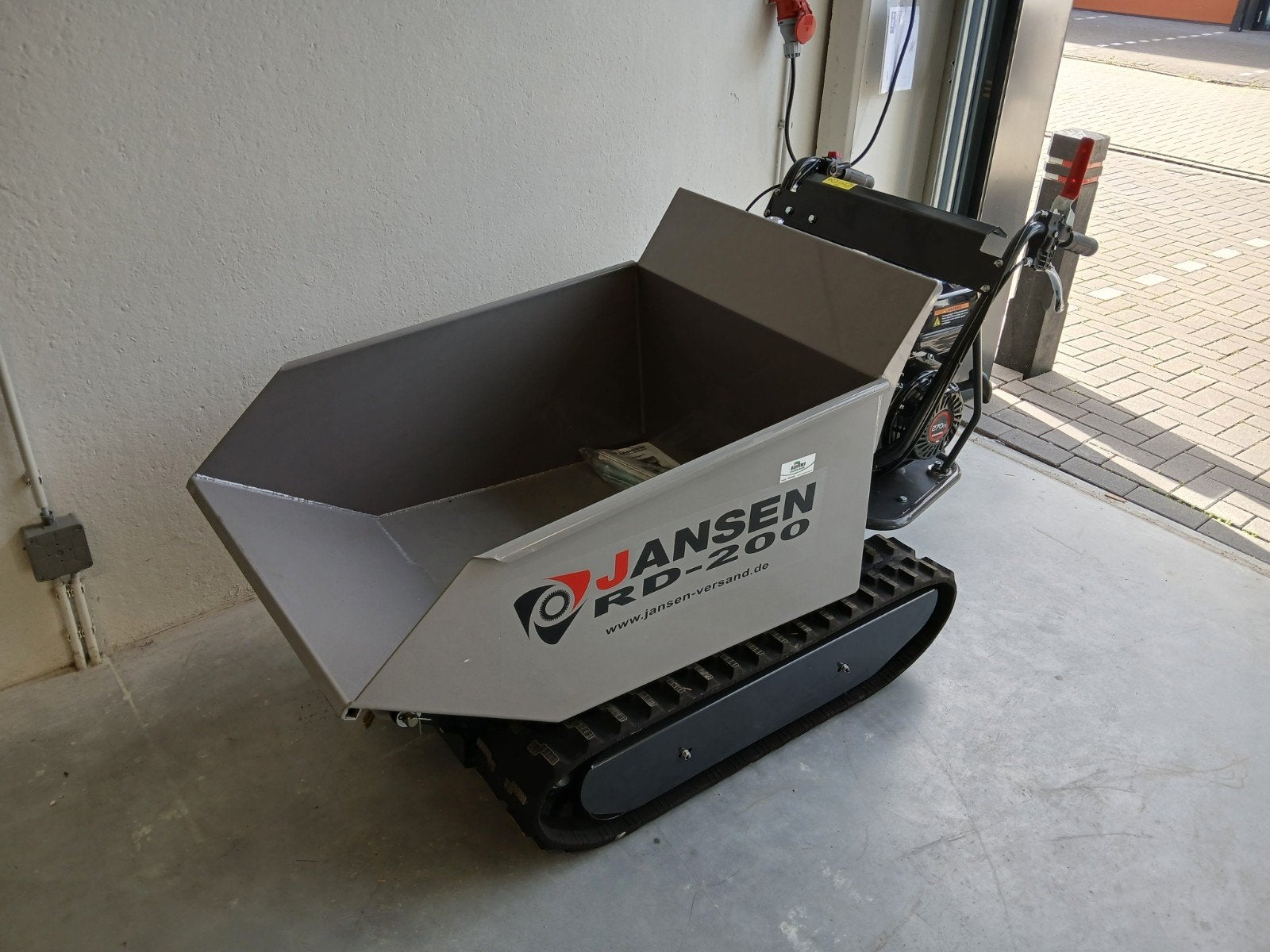 Jansen RD-200 Rupsdumper - 500 kg laadvermogen, Ophalen, Nieuw