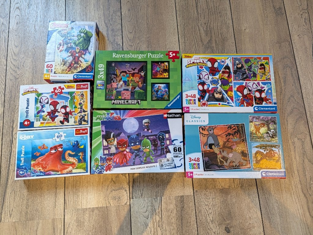 Puzzels, Ophalen of Verzenden, Meer dan 50 stukjes, Gebruikt, 4 tot 6 jaar