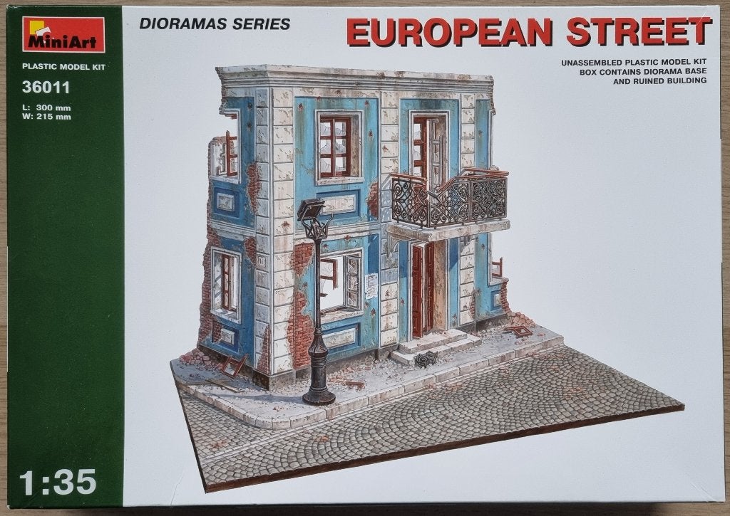 MiniArt Dioramas Series 1:35 #36011 WWII European Street, Ophalen of Verzenden, Nieuw, 1:35 tot 1:50, Diorama