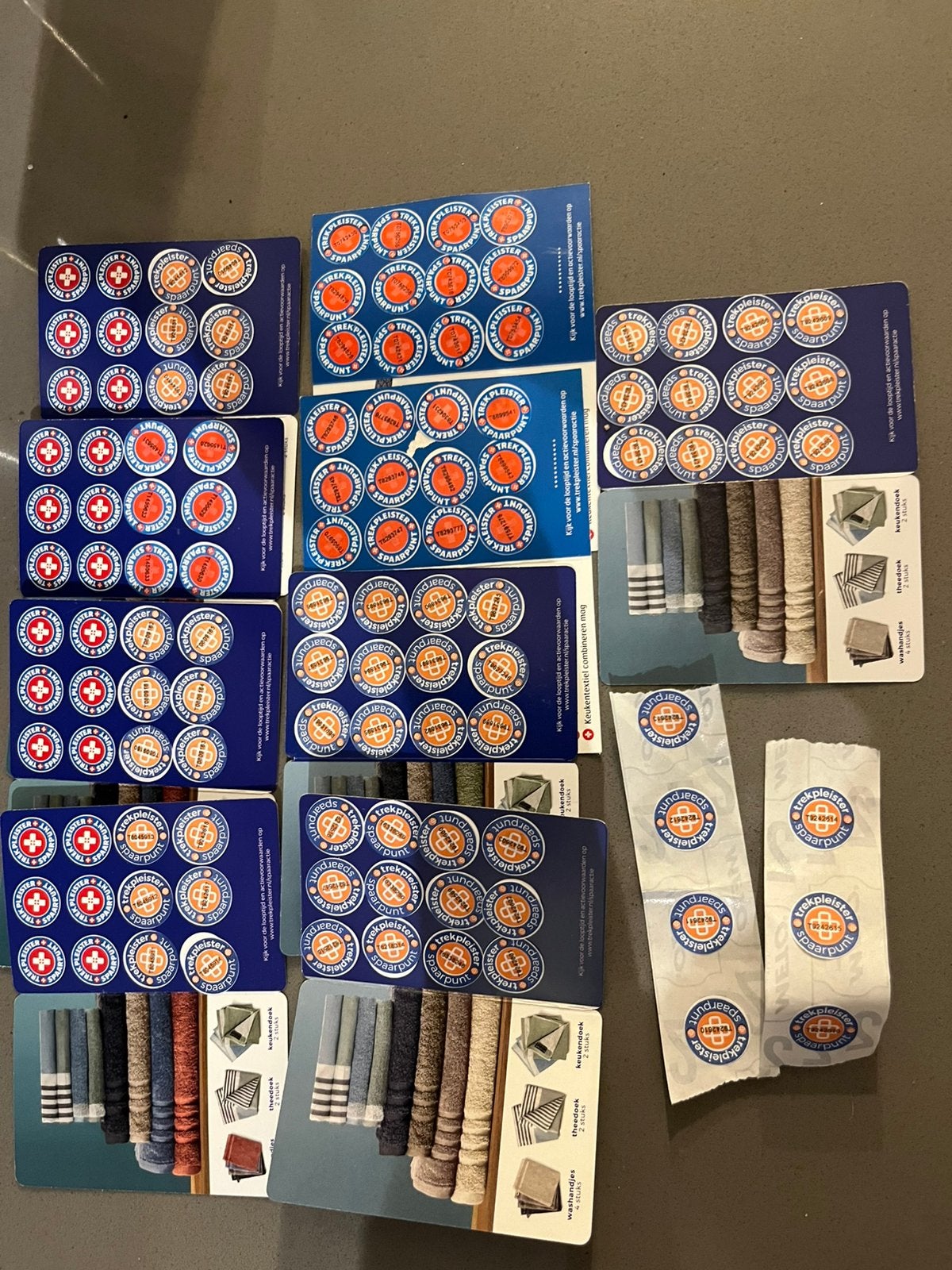 9 en halve volle Trekpleister spaarpunten, Hobby en Vrije tijd, Spaarzegeltjes, Ophalen of Verzenden, Winkel, Super of Benzinepomp