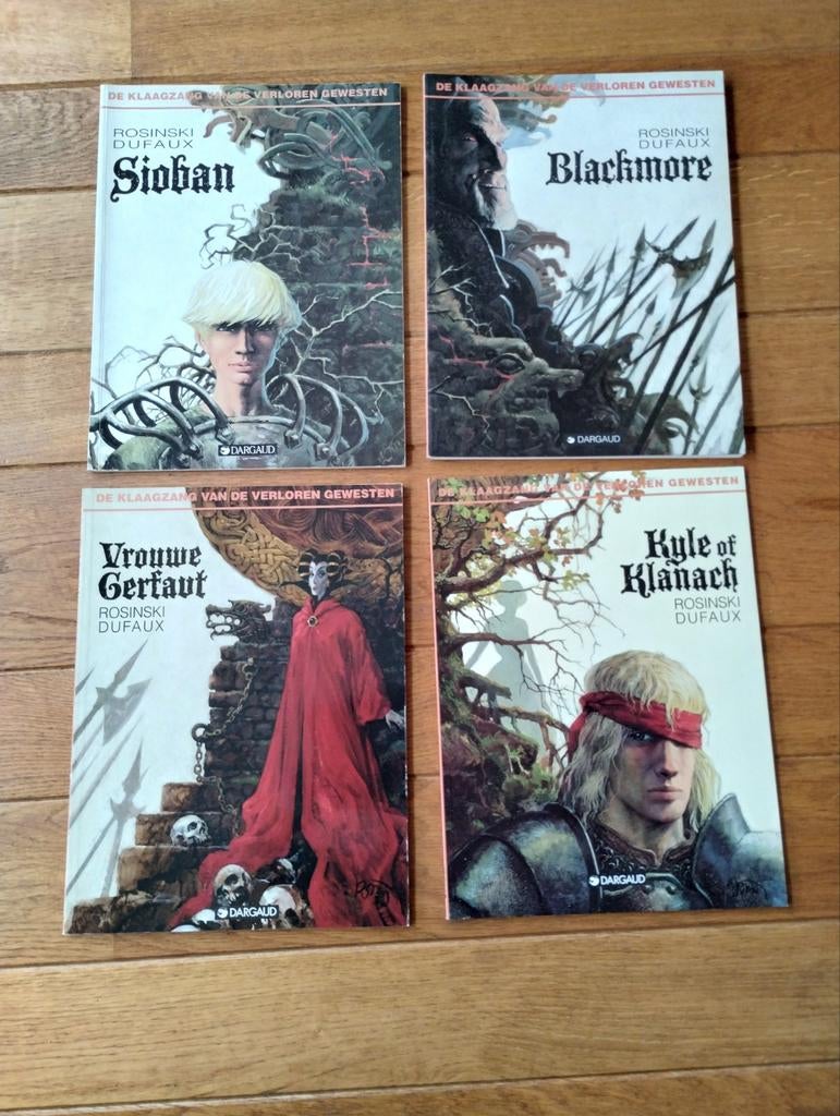 De klaagzang van de verloren gewesten 4 strips nieuwstaat, Boeken, Stripboeken, Complete serie of reeks, Ophalen of Verzenden