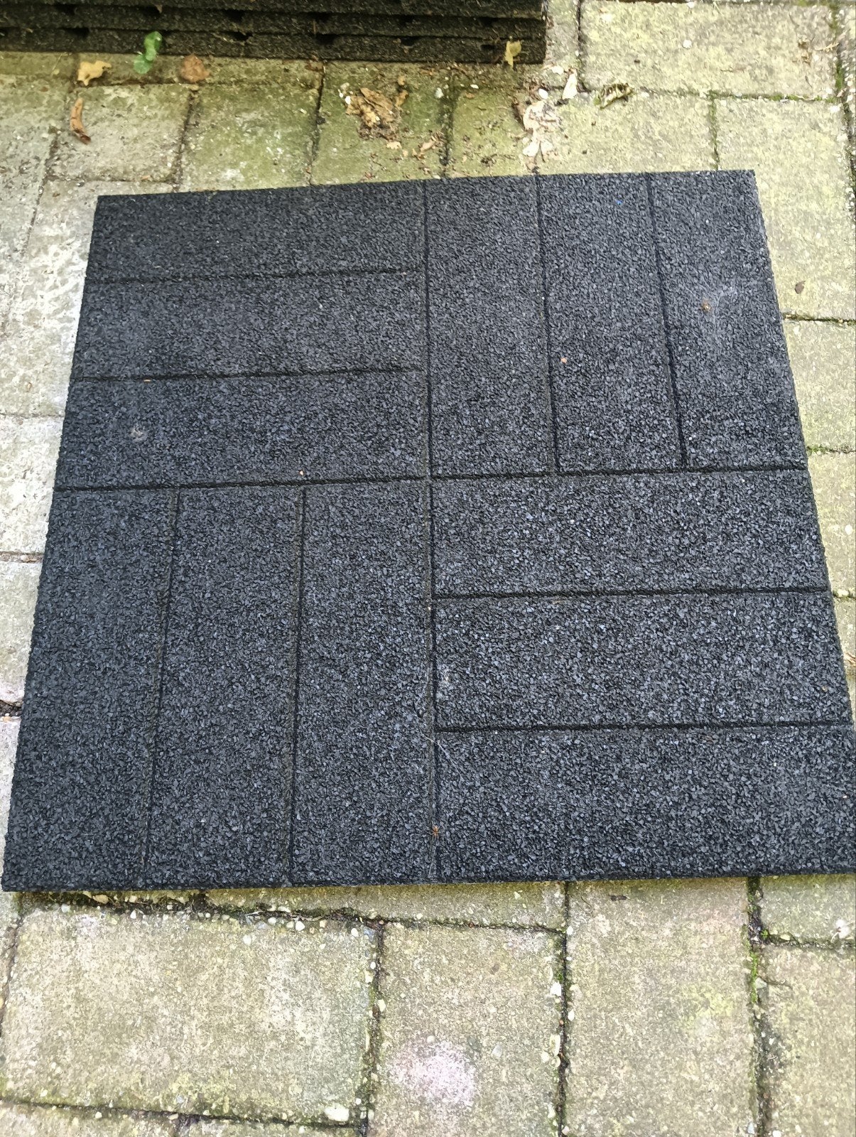 Rubberen terrastegels - Duurzaam en veelzijdig, Ophalen, Gebruikt, Rubber, 5 tot 10 m²