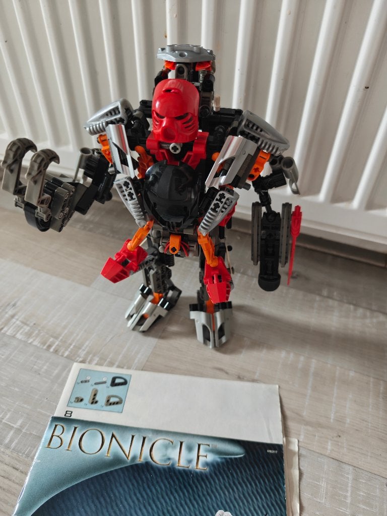 Lego Bionicle Exo Toa + Toa Tahu, Lego, Ophalen of Verzenden, Zo goed als nieuw, Complete set