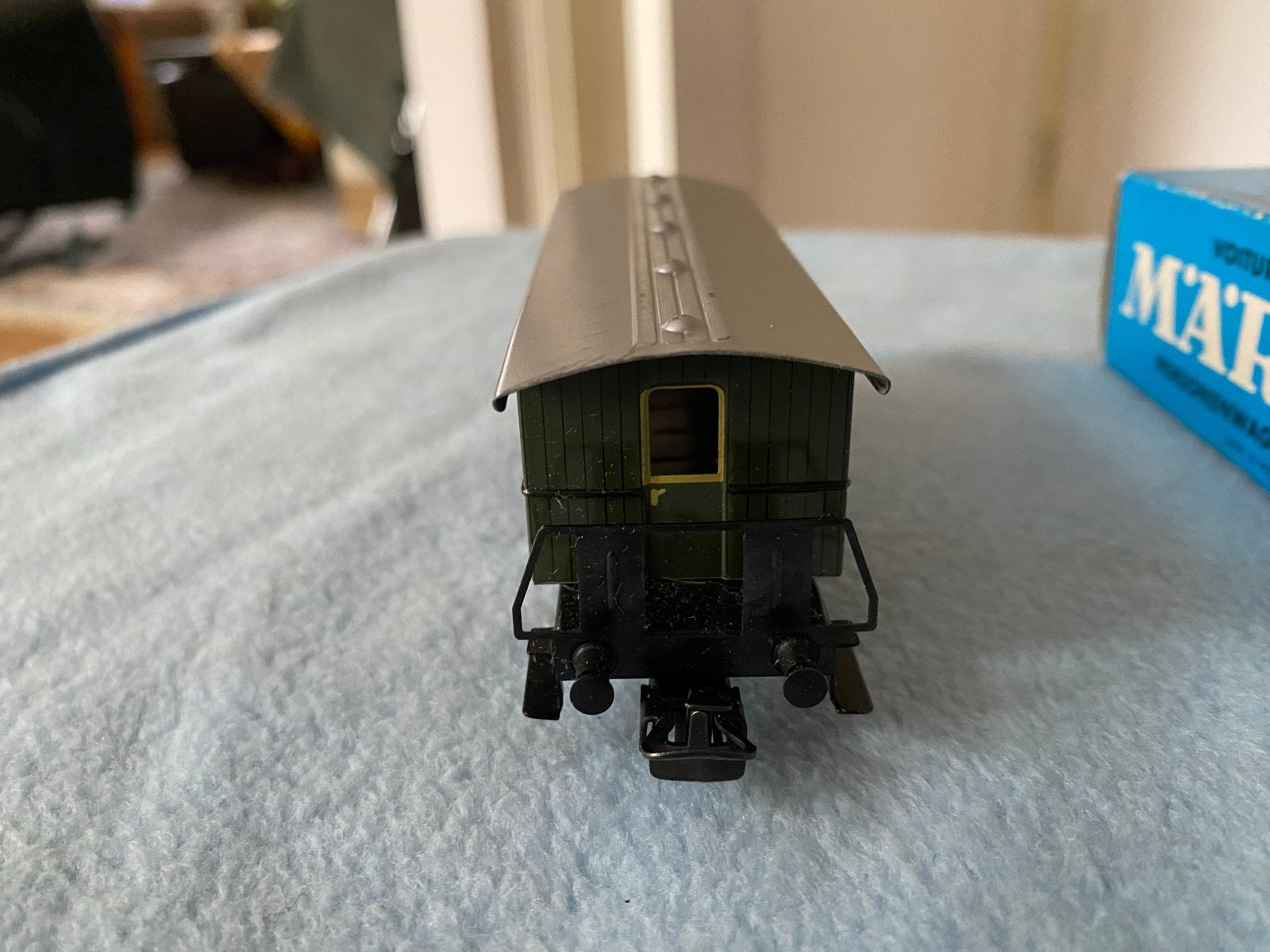Marklin 4040 Wagon - Groene Personenwagon, Ophalen of Verzenden, Gebruikt, Wagon, Märklin