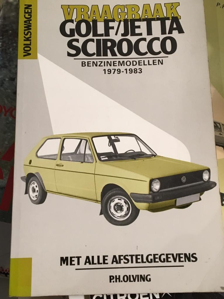 Vraagbaak Volkswagen Golf, VW Jetta, Volkswagen Scirocco, Auto diversen, Ophalen of Verzenden