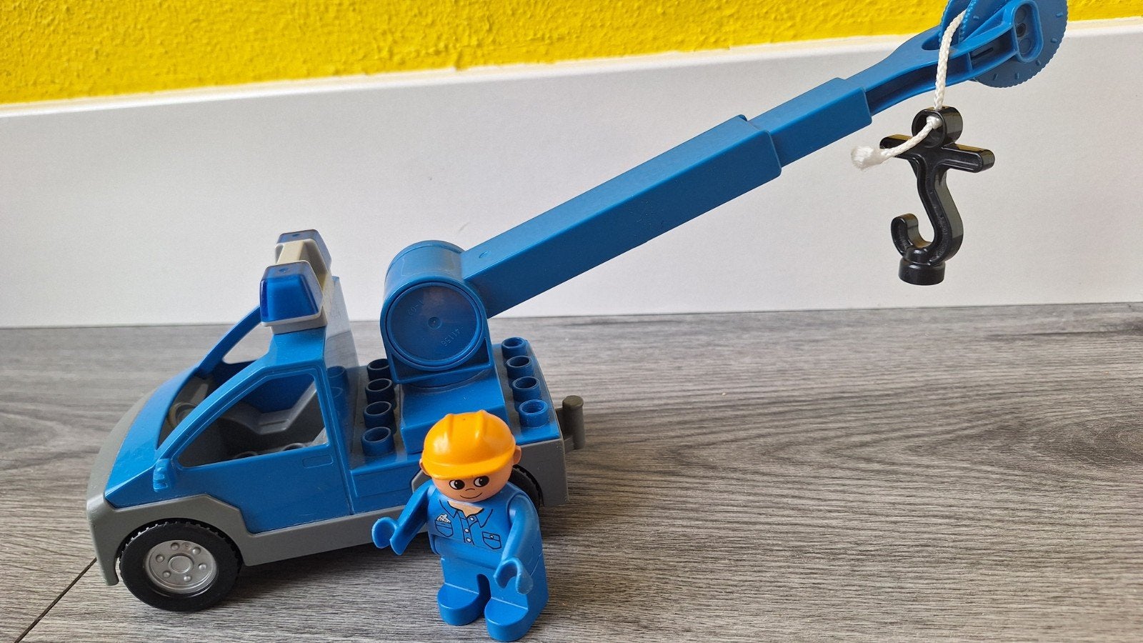 Lego Duplo Takelwagen met Bouwvakker Speelset, Ophalen of Verzenden, Gebruikt