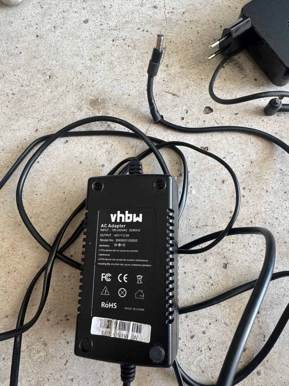 Fiets oplader ac adapter 42 v 50 60 Hz, Ophalen of Verzenden, Zo goed als nieuw