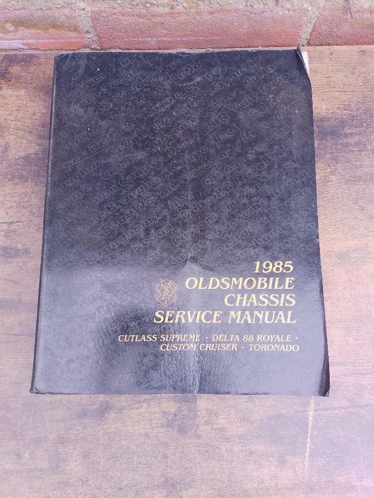 Zeer dik Dealer Werkplaatsboek Oldsmobile 1985 alle modellen, Verzenden, Gelezen, Overige merken