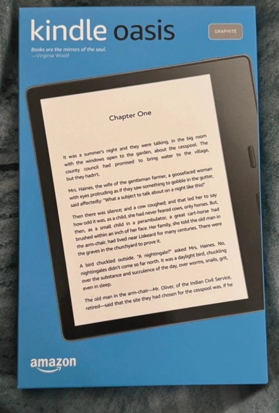 Nieuwe Amazon Kindle Oasis E-reader - Graphite, 8 GB, Touchscreen, Nieuw, Ophalen of Verzenden
