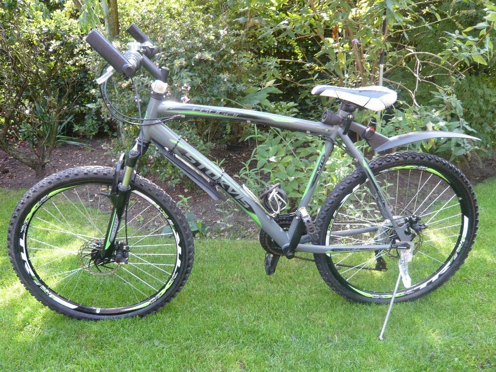 mooie 26inch stokvis cougar geveerd 3x7versn, schijfrem, Ophalen, Schijfrem, 26 inch of meer, Versnellingen