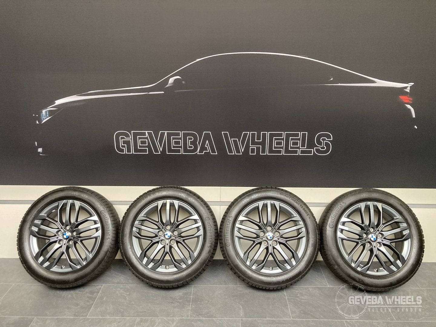 18” originele BMW X1 IX1 X2 IX2 U11 U10 velgen winterbanden, 18 inch, Gebruikt, -, -