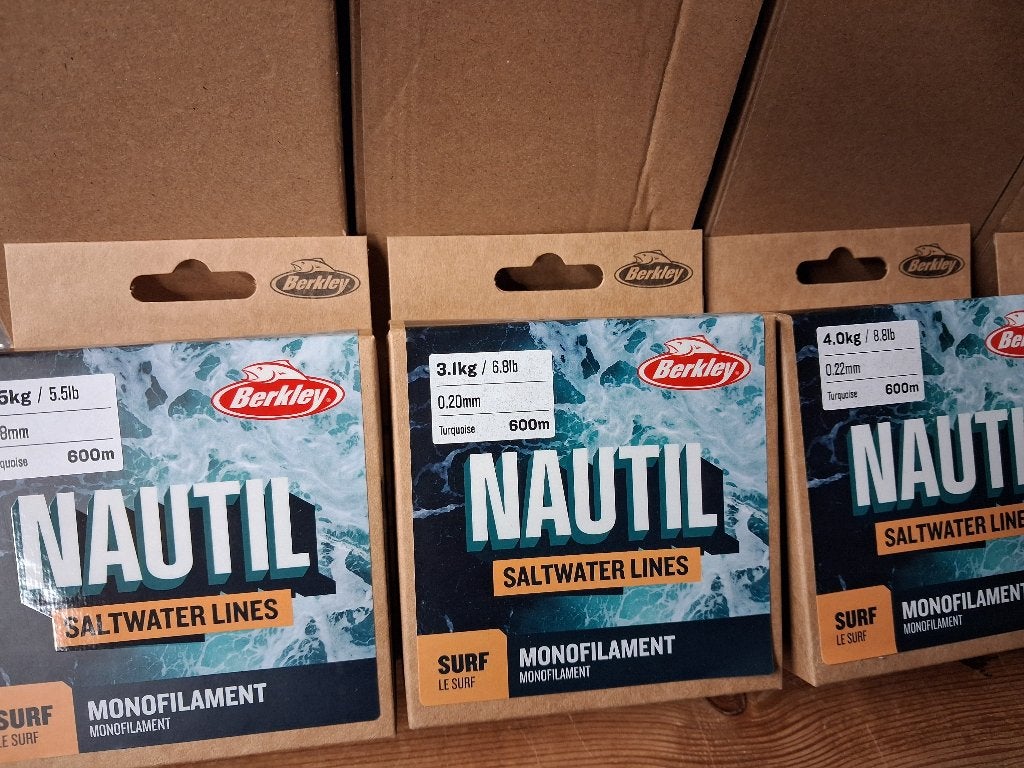 600m Spoelen Berkley Nautil Surf mono (8 diameters), Tinstraat, Overige typen, Nieuw, Bekley