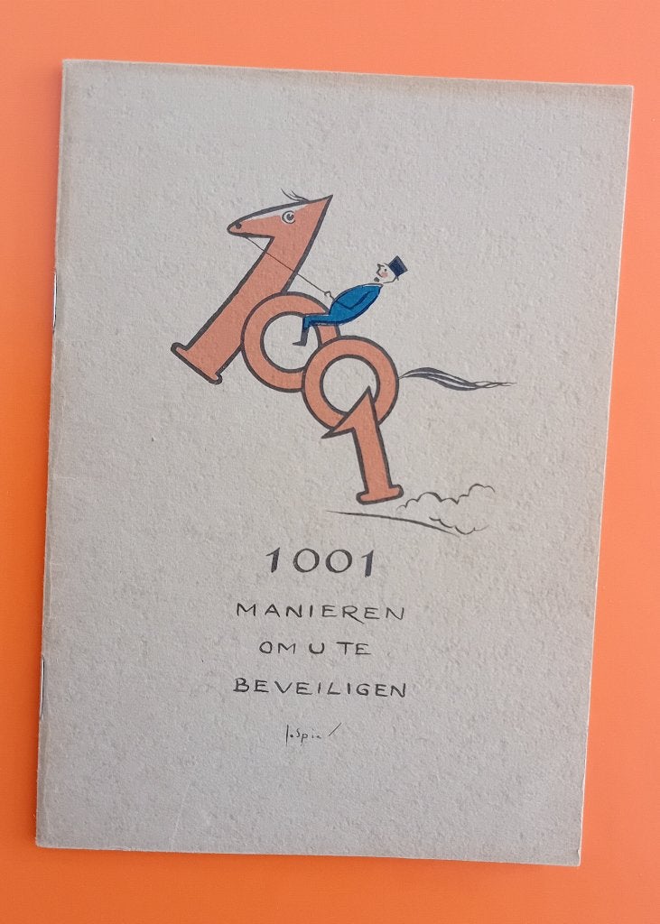 Jo Spier - 1001 manieren om u te beveiligen, Gelezen, Folder, Jo spier, Ophalen of Verzenden