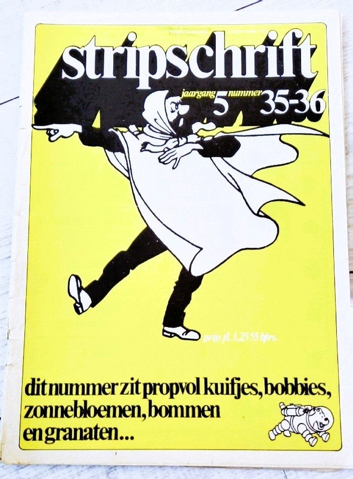 stripschrift nr.35/36*1971*1ste druk-kuifje editie, Overige gebieden, Ophalen of Verzenden, Gelezen, Eén comic
