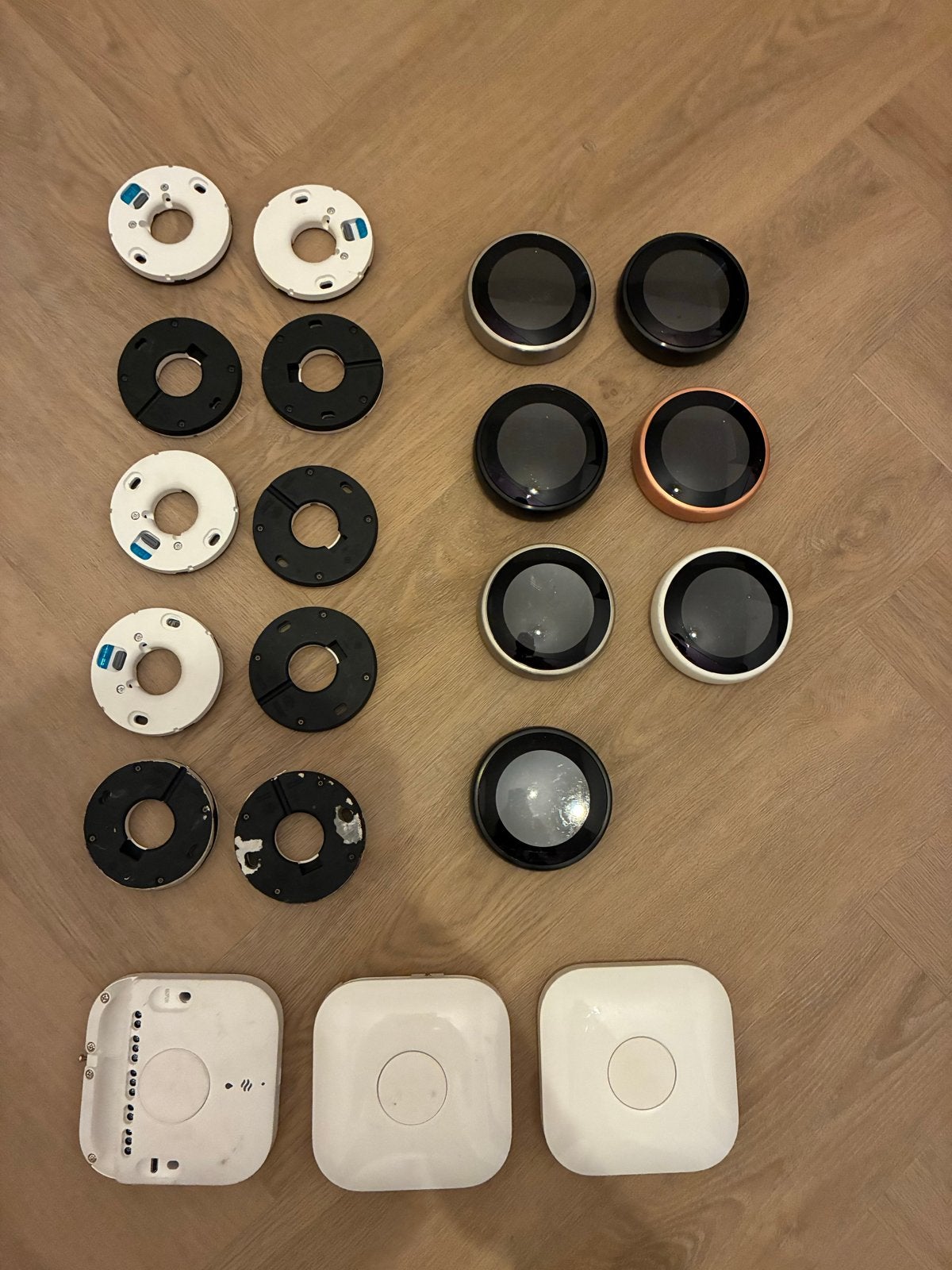 Google Nest Thermostaten 3e gen met defecten en accessoires, Doe-het-zelf en Verbouw, Gebruikt, Google nest, Ophalen of Verzenden