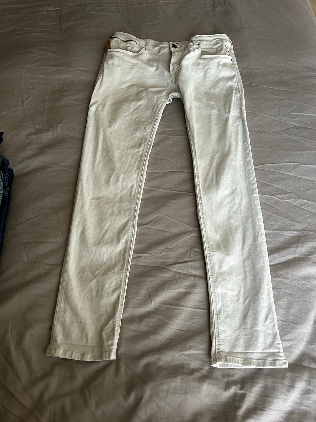 Replay Skinny Broek Wit Maat 38, Maat 38/40 (M), Wit, Ophalen of Verzenden, Lang