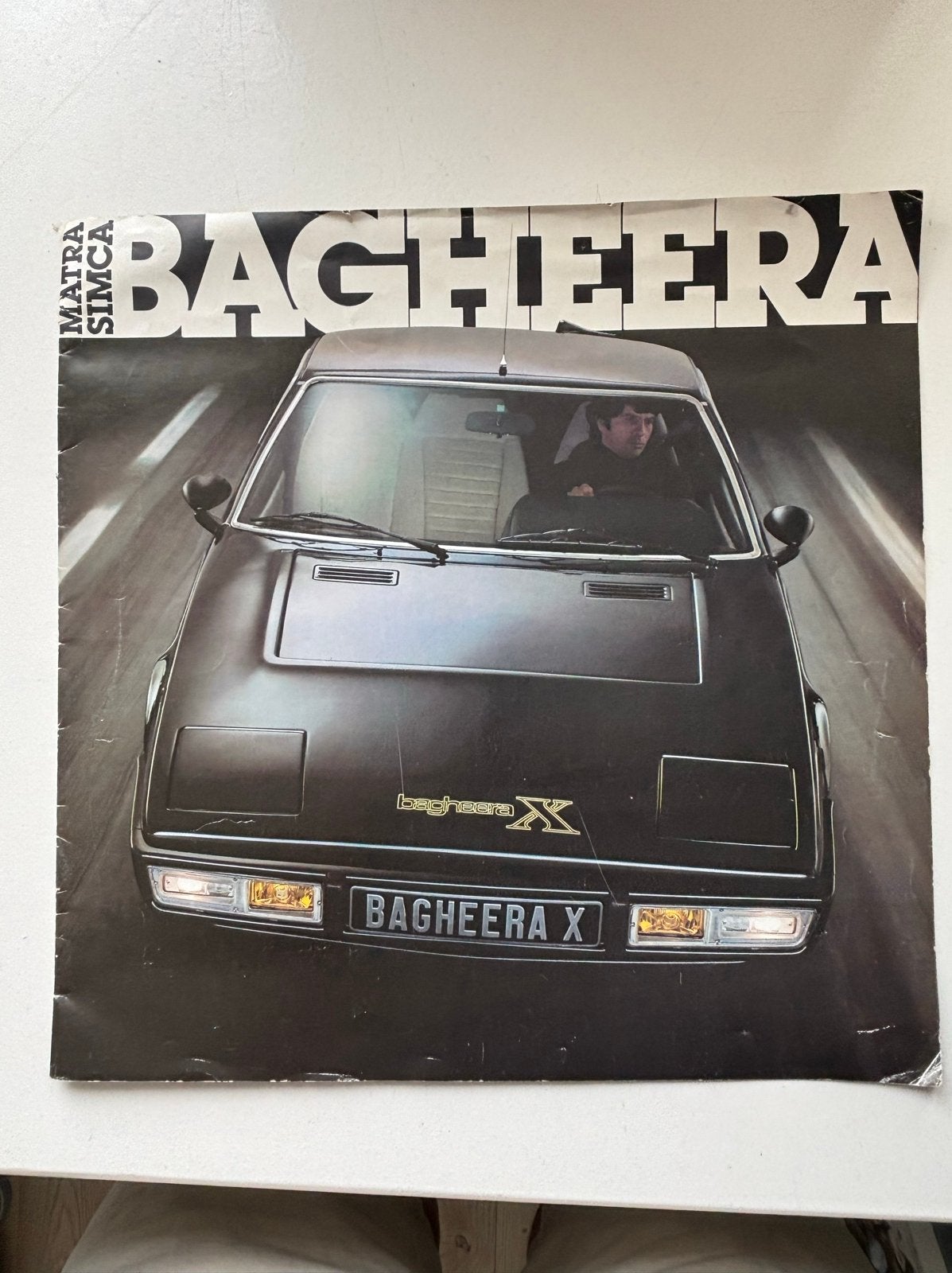 Matra Simca Bagheera X brochure, Ophalen of Verzenden, Gelezen, Overige merken