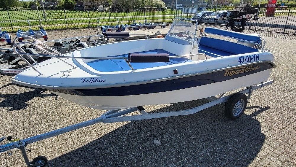 Topcraft 460 Revolution met Yamaha F 40BETL € 7250,--, Watersport en Boten, Ophalen, Viertaktmotor, Zo goed als nieuw, 30 tot 50 pk
