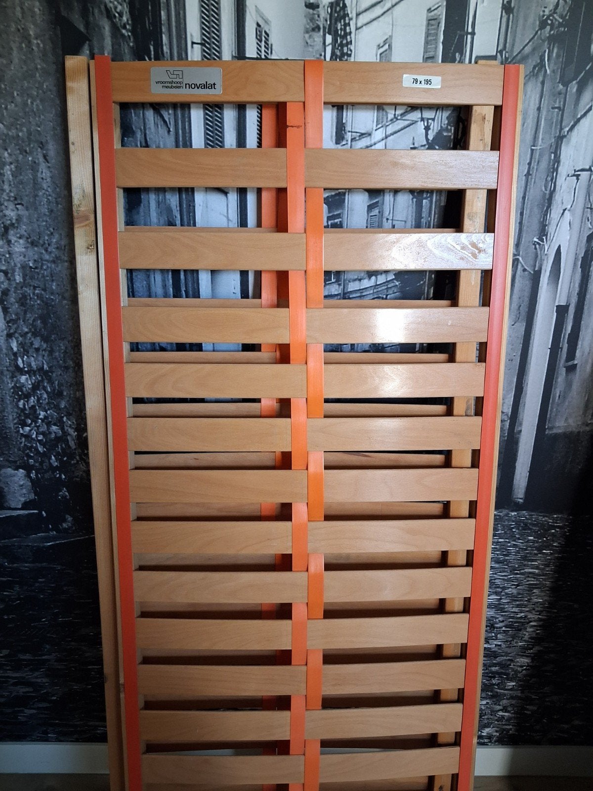2x Lattenbodem 79 x 195 cm - Novalat, Ophalen, Eenpersoons, Zo goed als nieuw, 80 cm